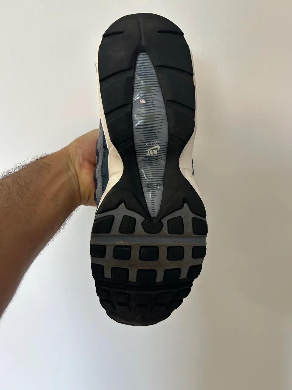 Tênis Nike Air Max 95 Azul Marinho e Cinza - Foto 2