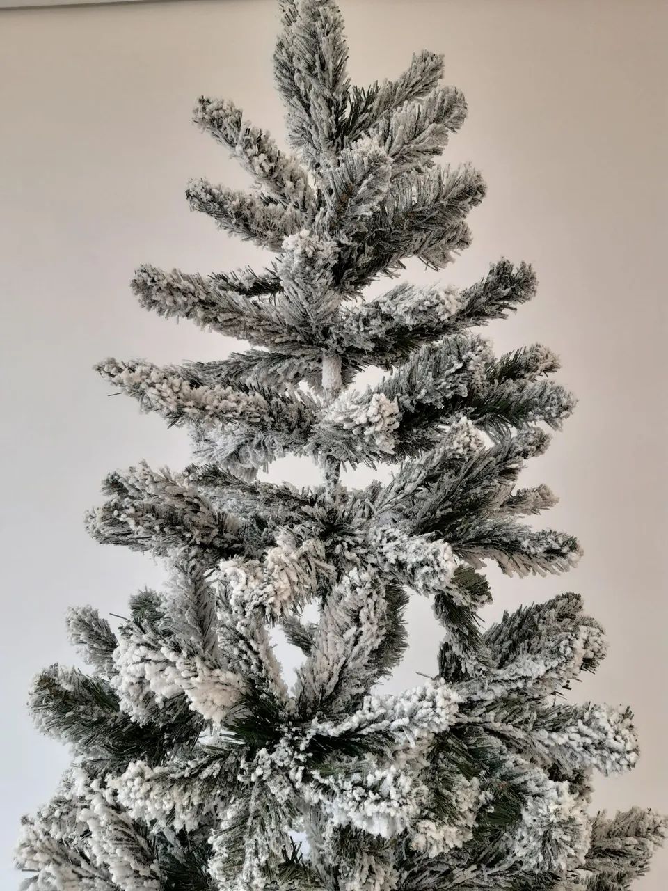 Árvore de Natal Nevada luxo  - Foto 5