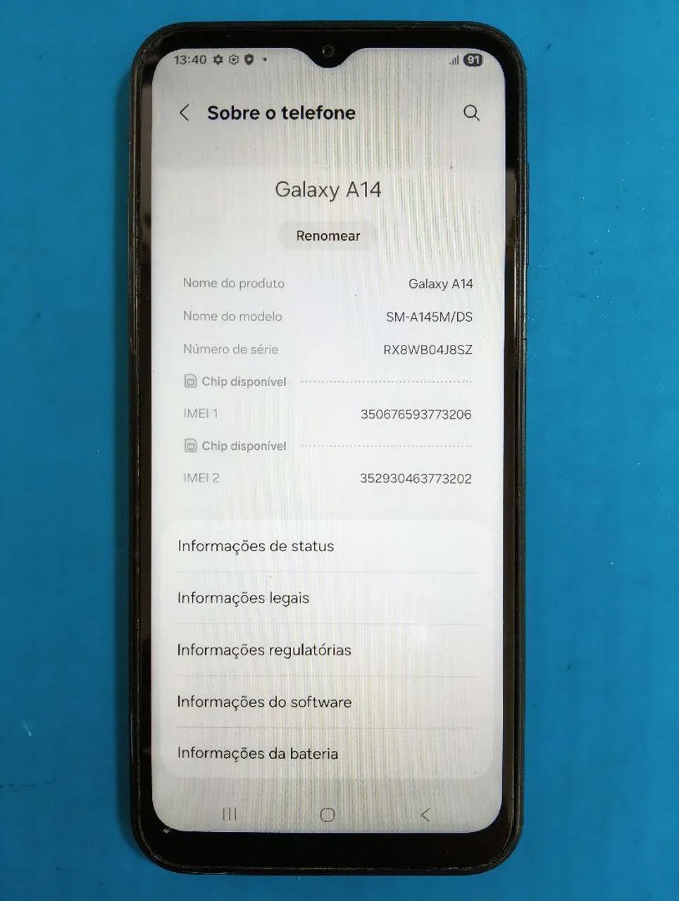 Celular Smartphone Samsung Galaxy A14 4G 64gb - Foto 2