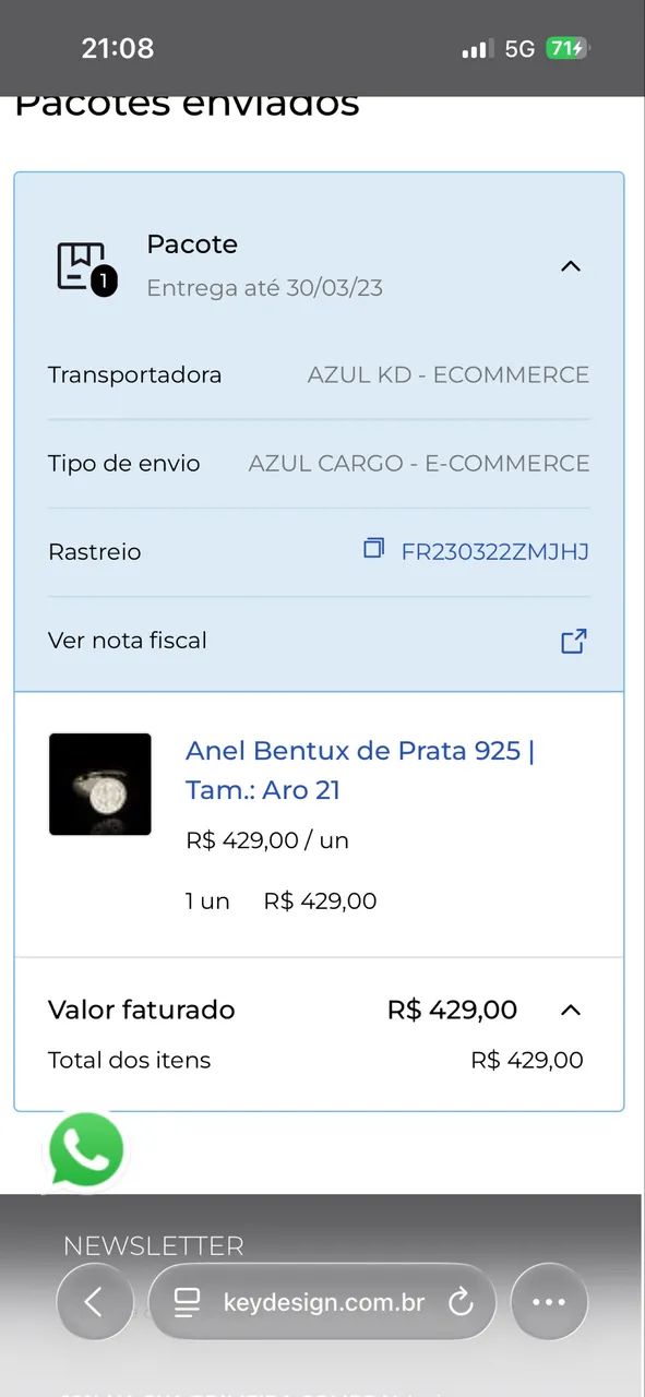 Anel São Bento de prata  - Foto 5