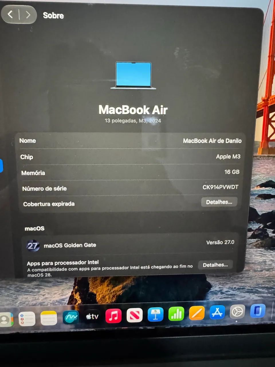 Mac Book Air 13? M3 -16GB Ram 256GB SSD - Notebooks - Vila Dainese
