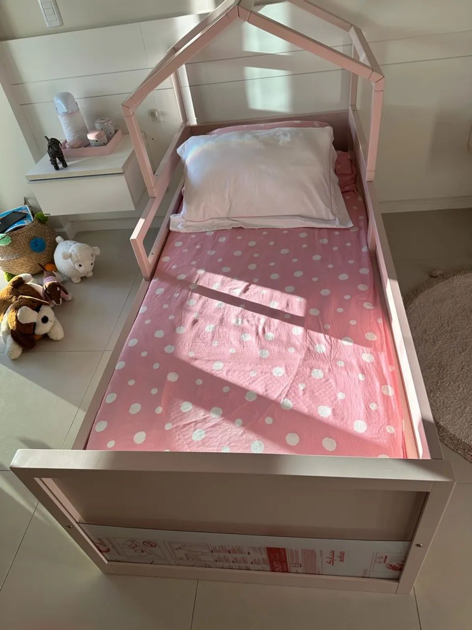 Cama casinha rosa - Foto 4