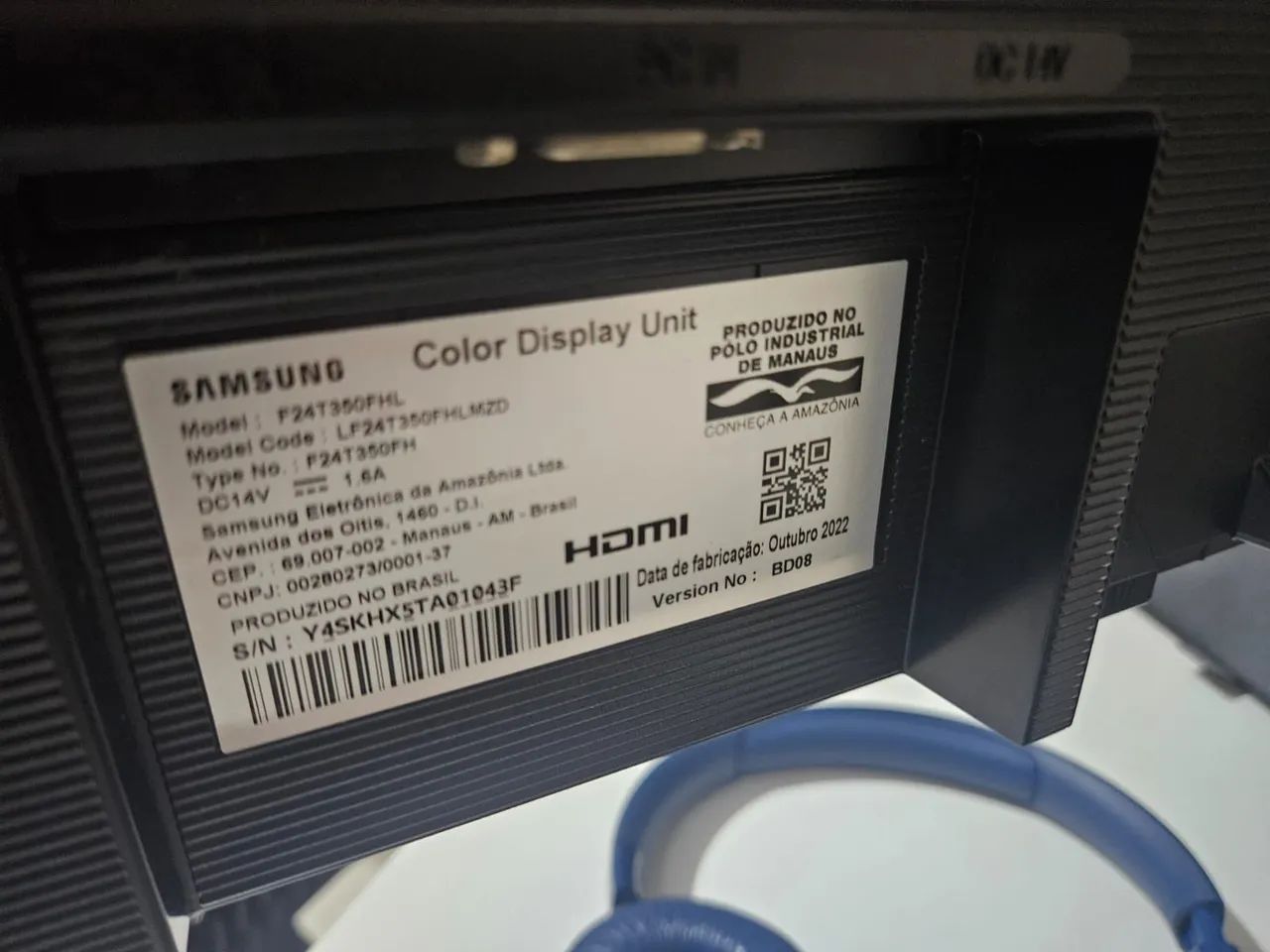 Monitor Samsung T350 24 polegadas 75hz<br><br>R$550 - Foto 3