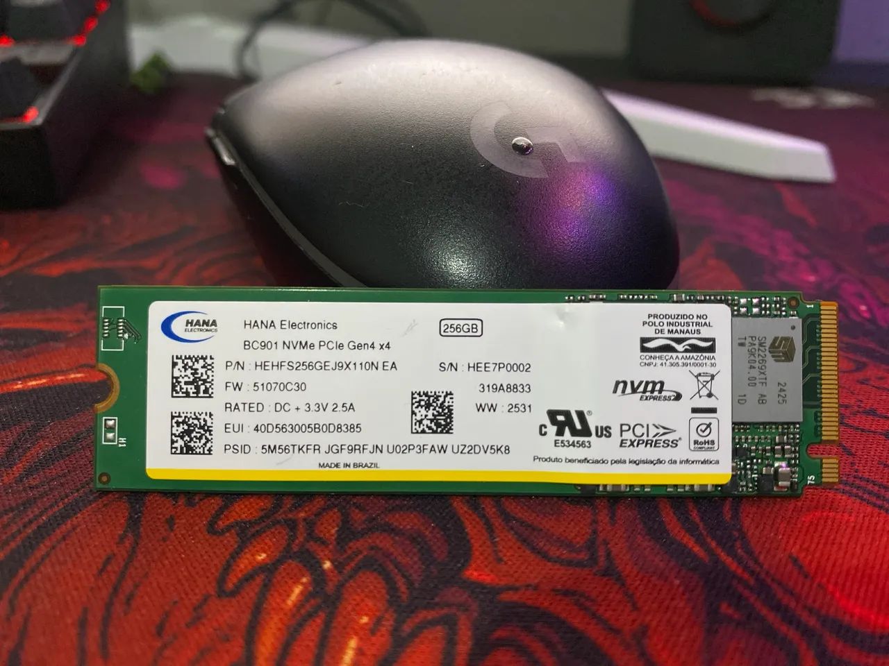 SSD NVME 256GB