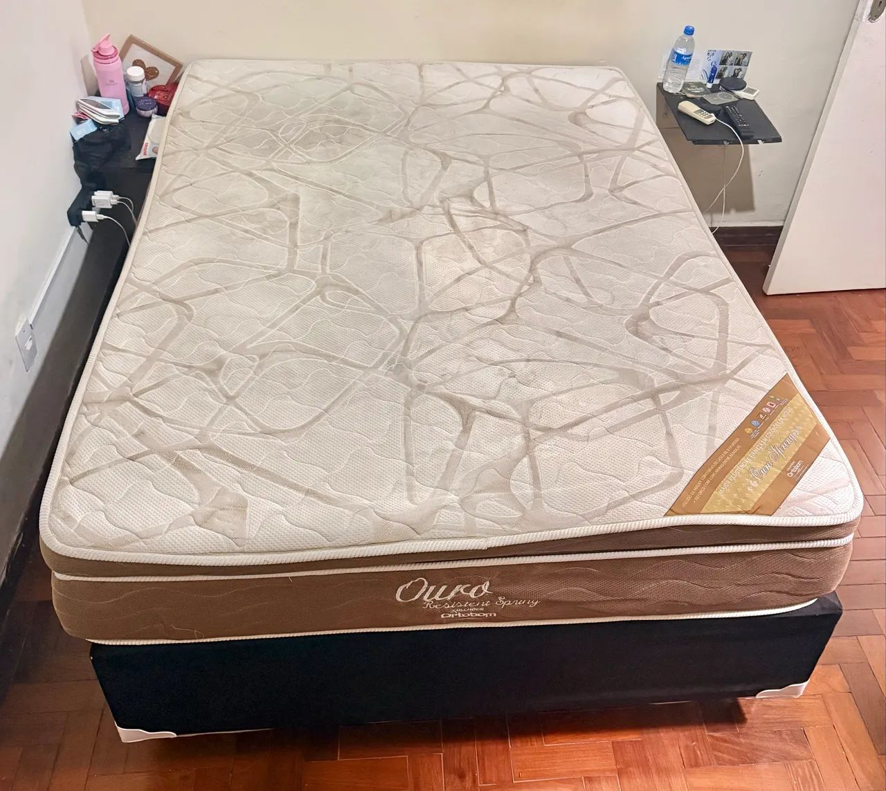 Cama box casal colchão Ortobom Ouro - Foto 2