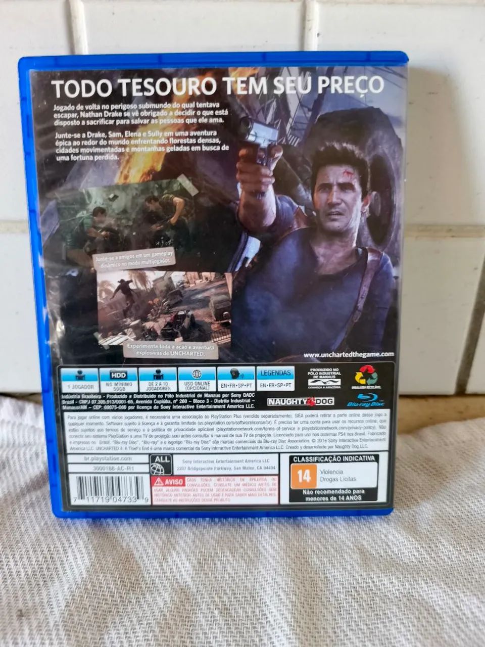 Uncharted 4: A Thief's End - PS4 Original e Testado - Foto 2