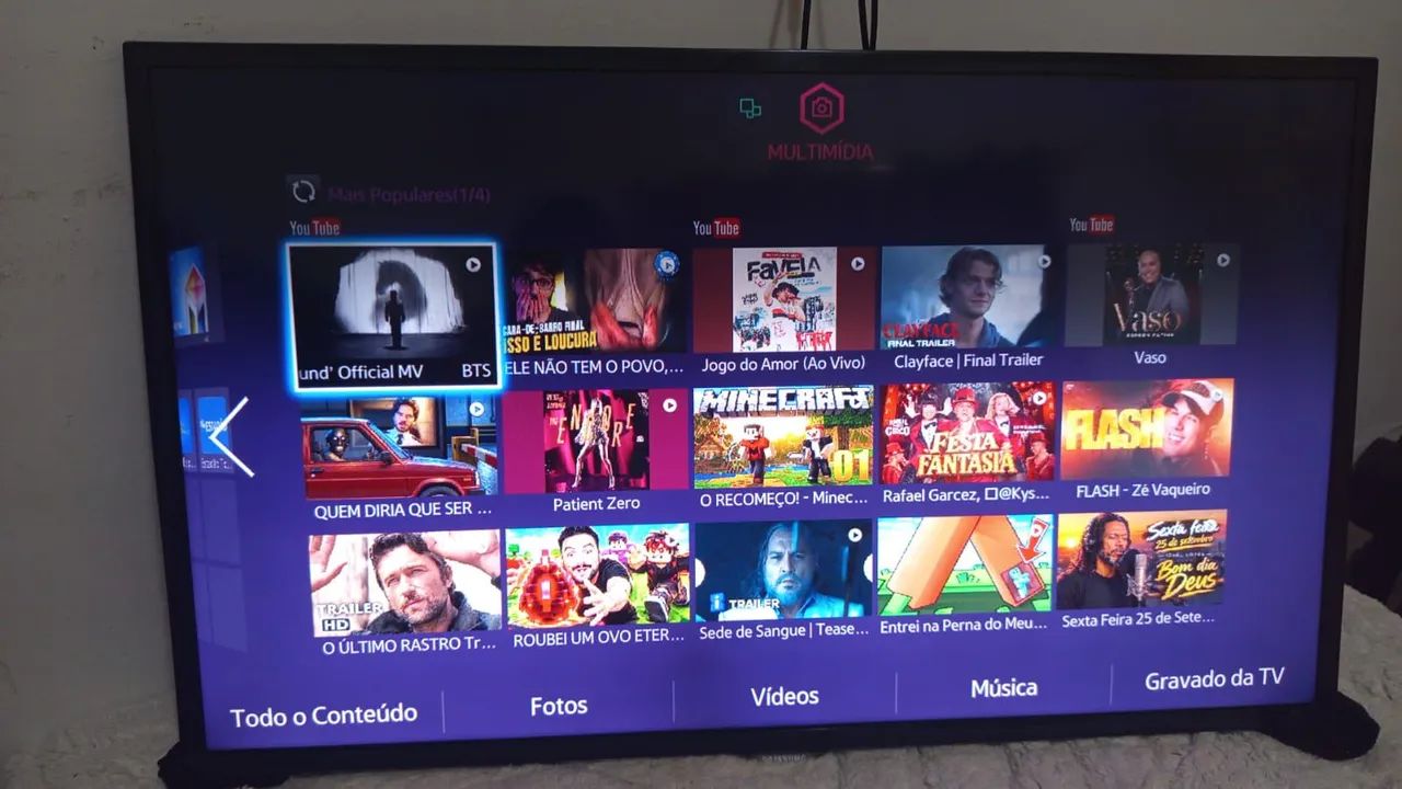 TV Smart 40 polegadas linda sansung linda só usar - Foto 3