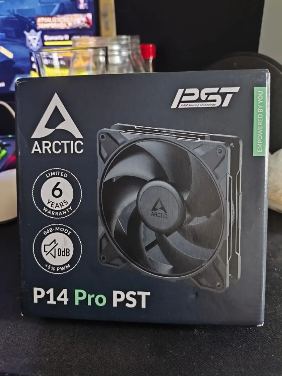 3X FAN ARCTIC P14 Pro PST PWM 140mm Preto