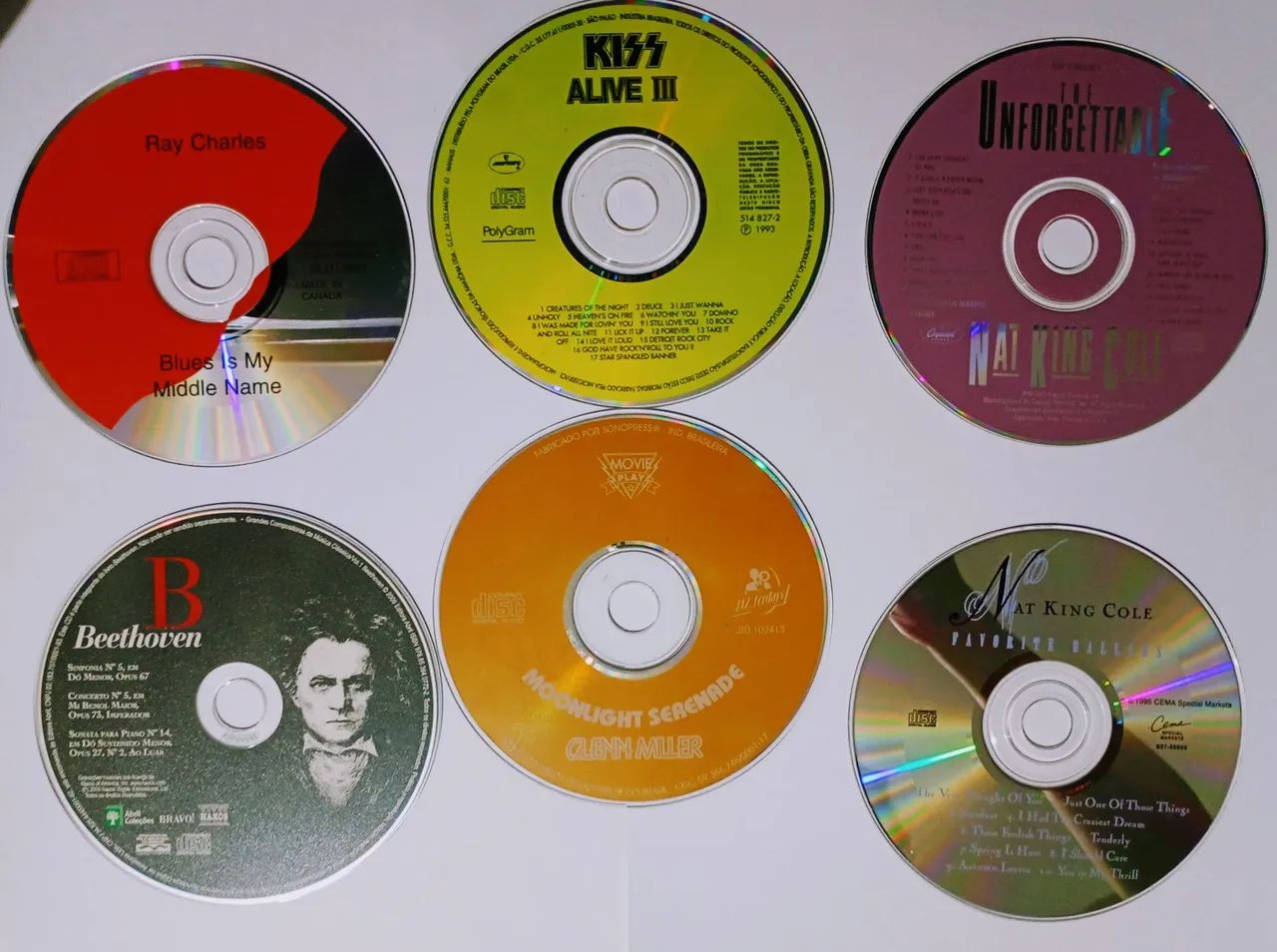 Lote 8 CD's originais avulsos e 1 completo!