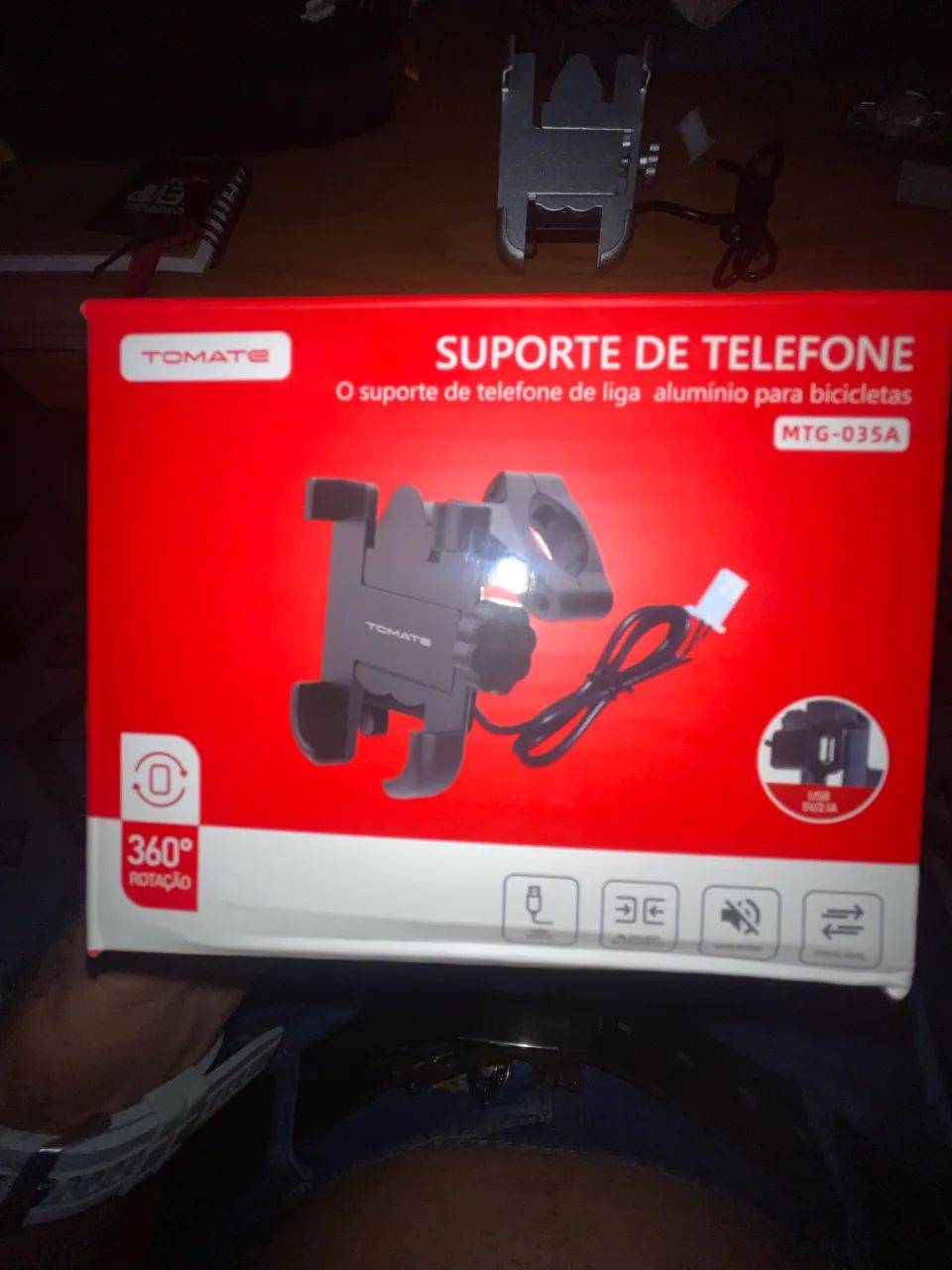 SUPORTE PARA CELULAR COM USB