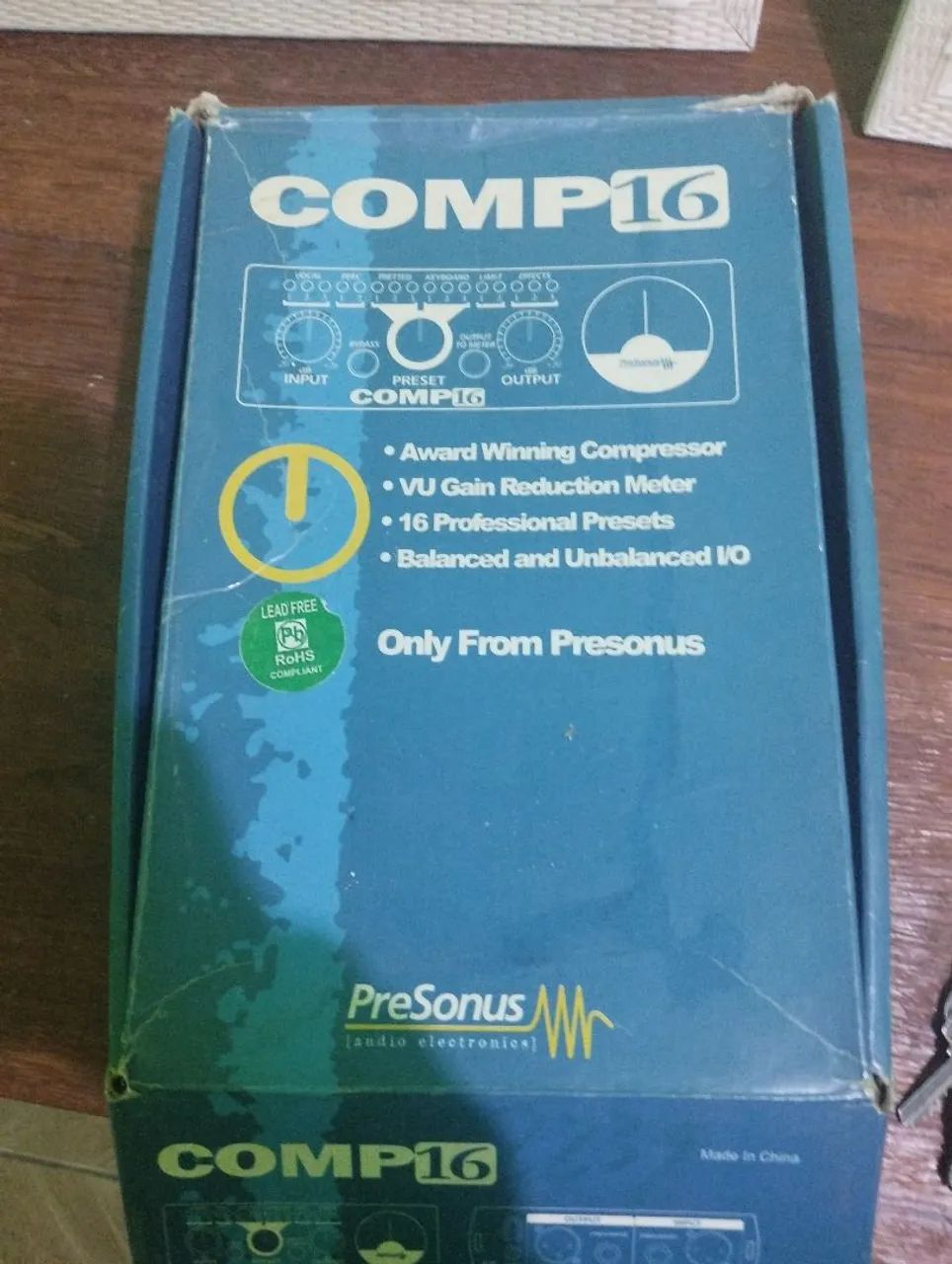 Compressor de Áudio Comp16 Presonus