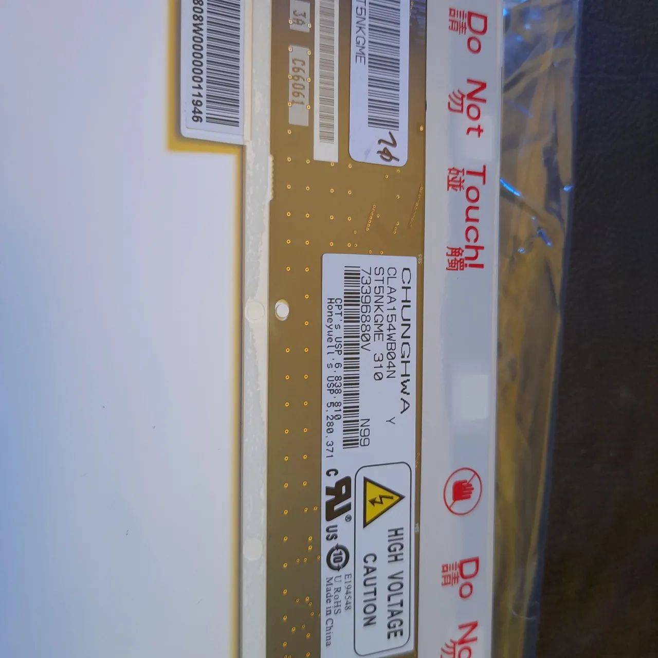 Tela LCD 15.4 usada 