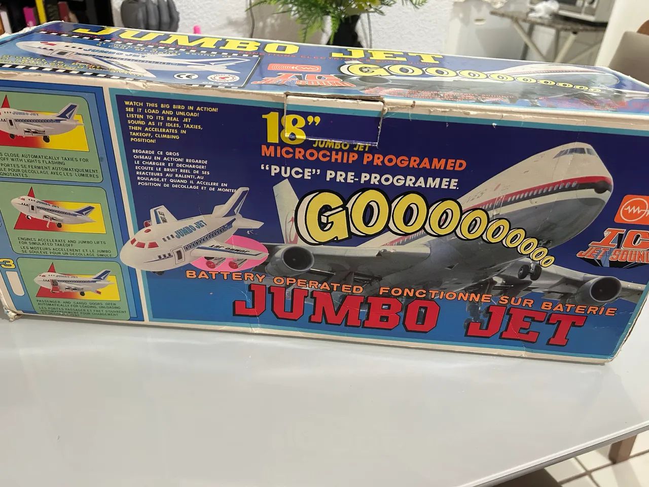 Jumbo jet brinquedo retrô  - Foto 2