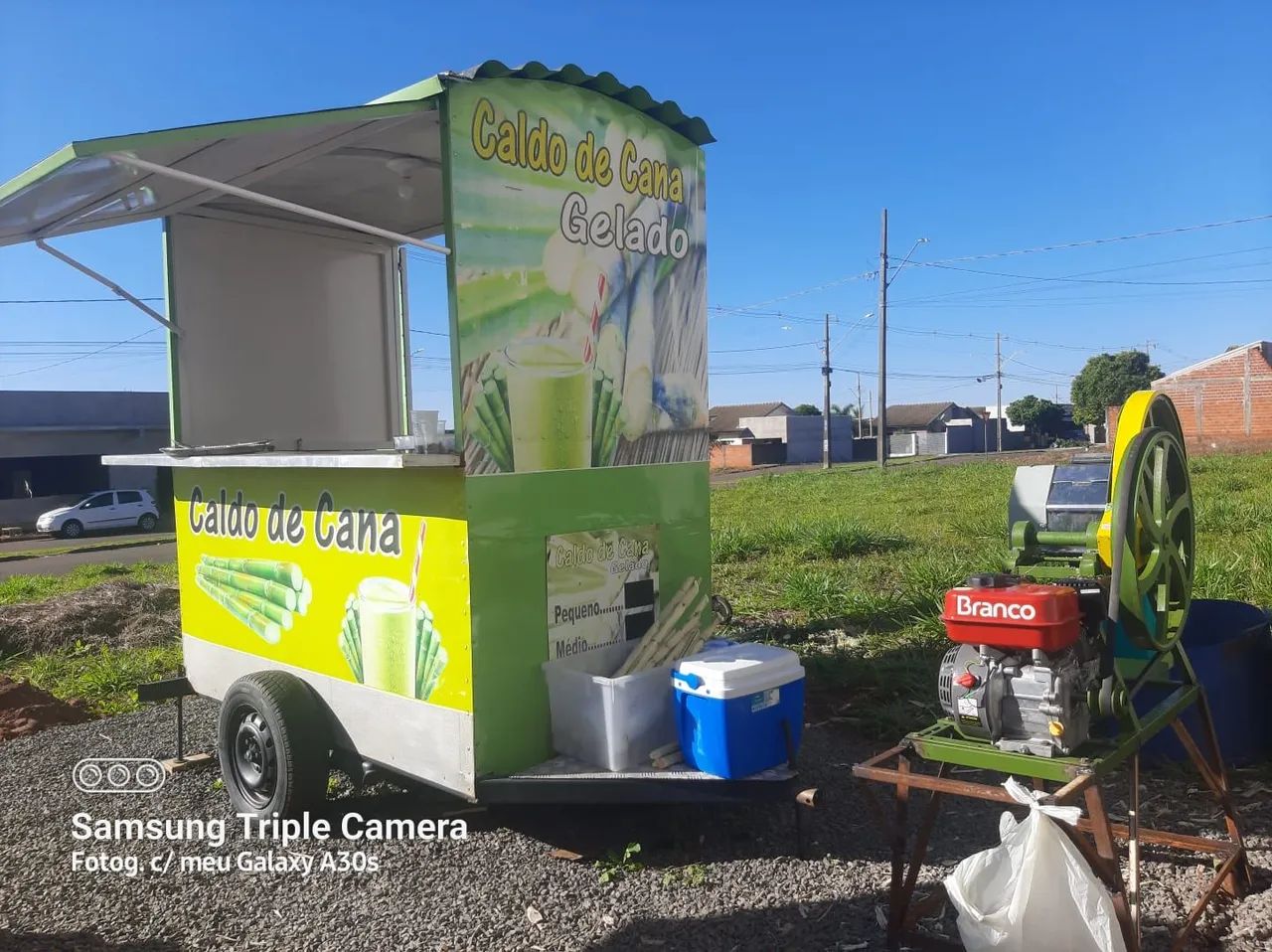 Carrinho de caldo de cana