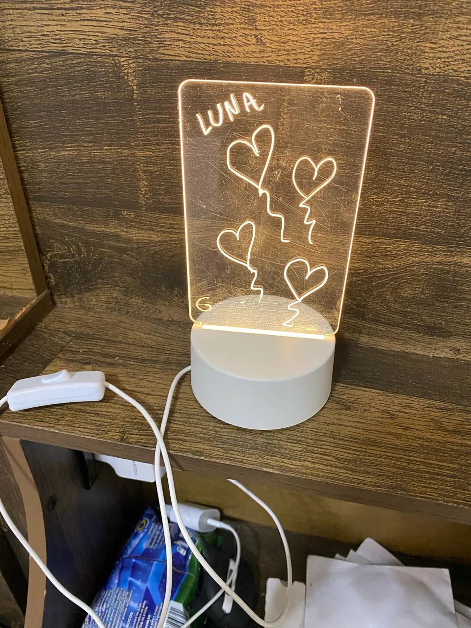 Luminária d led 3D - Foto 2