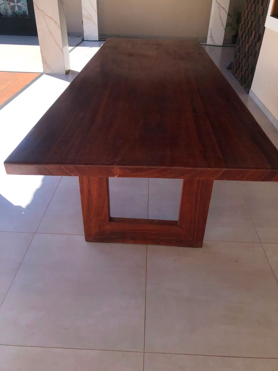 Mesa de Angelim Pedra - Prancha Única  - Foto 3