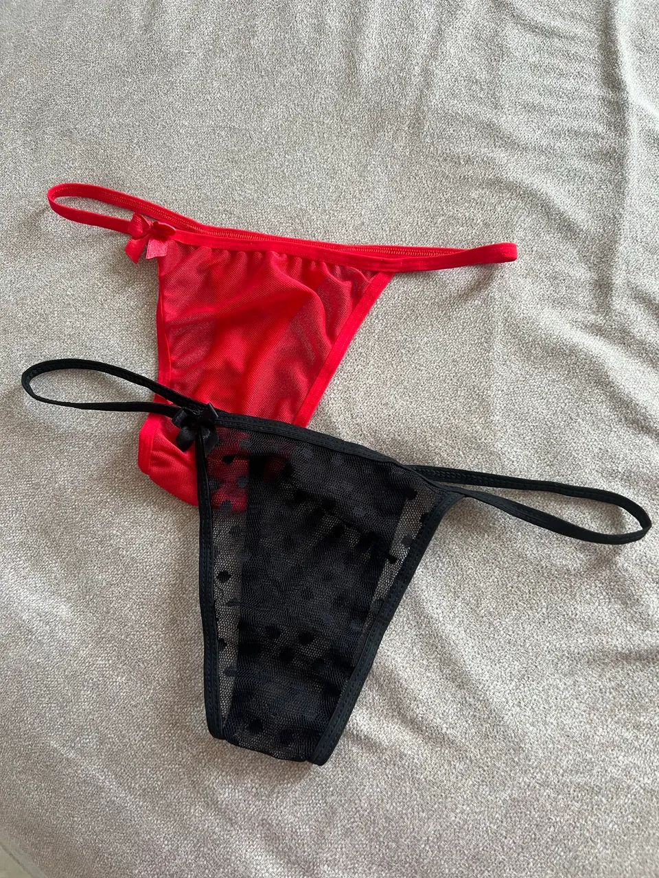 Lingerie vermelha e preta - Foto 5