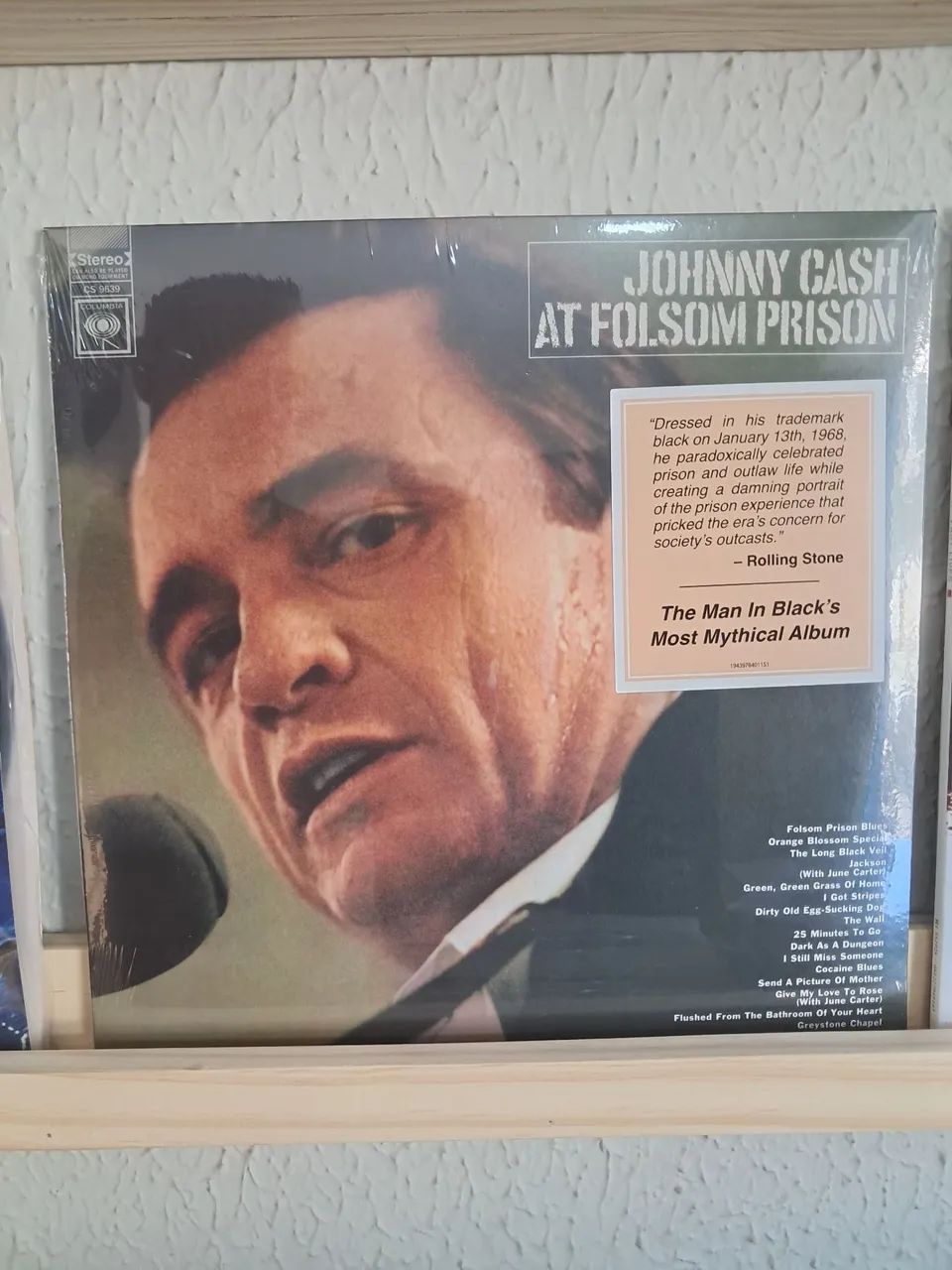 Vinil LP Johnny Cash Live at Folsom prision