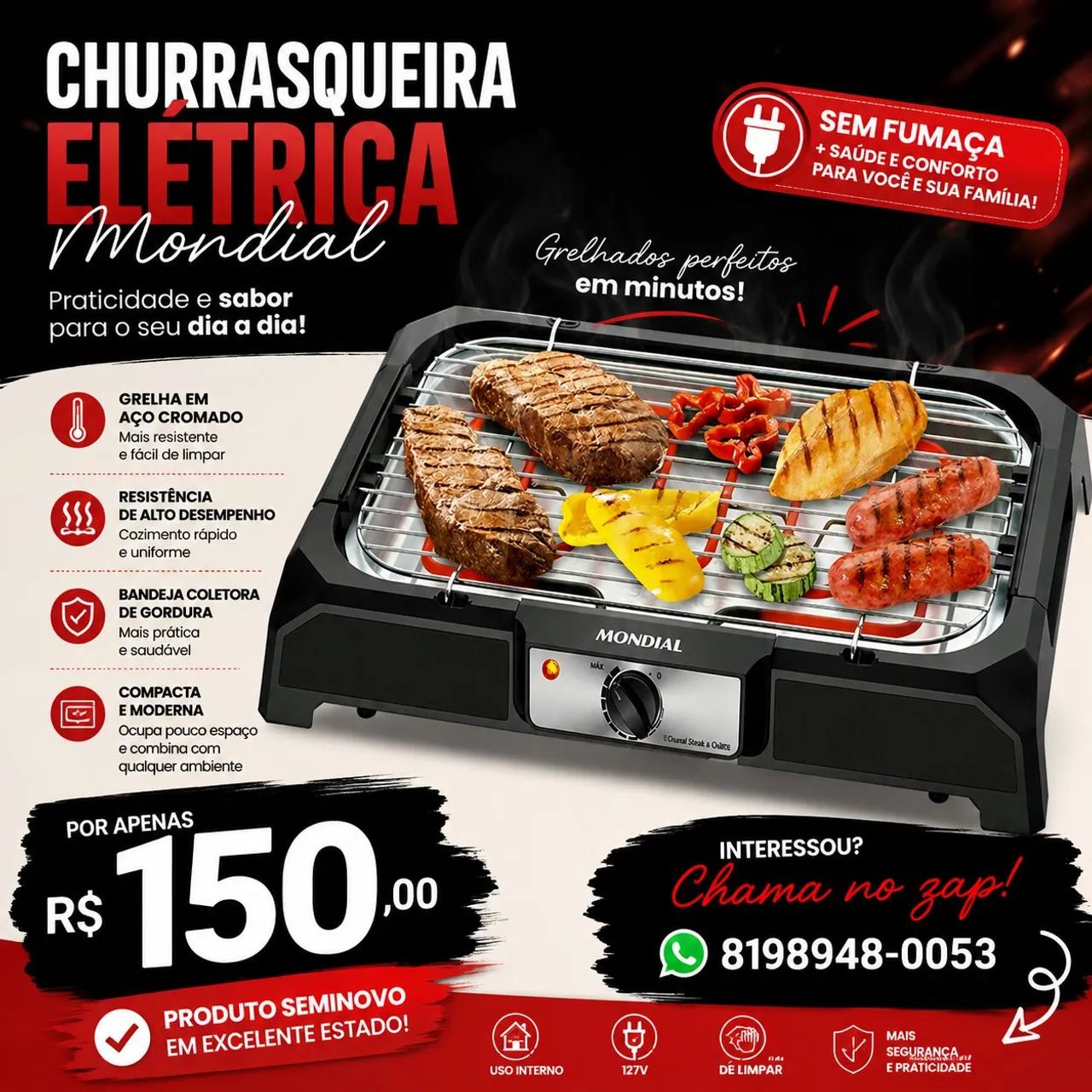 Churrasqueira Elétrica 