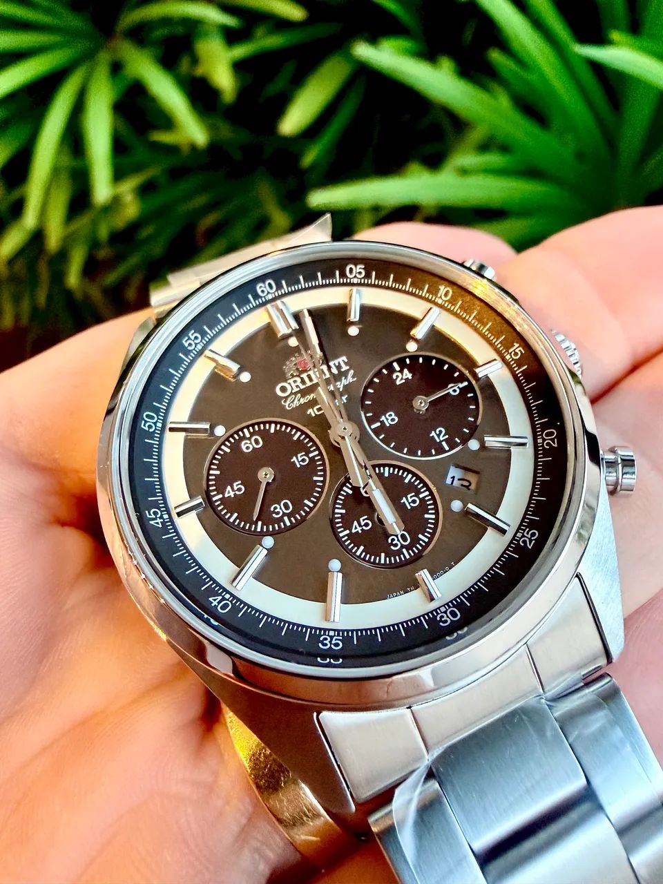 Relógio Orient NEO70s Japonês - Panda | Solartech - Novo - Foto 5