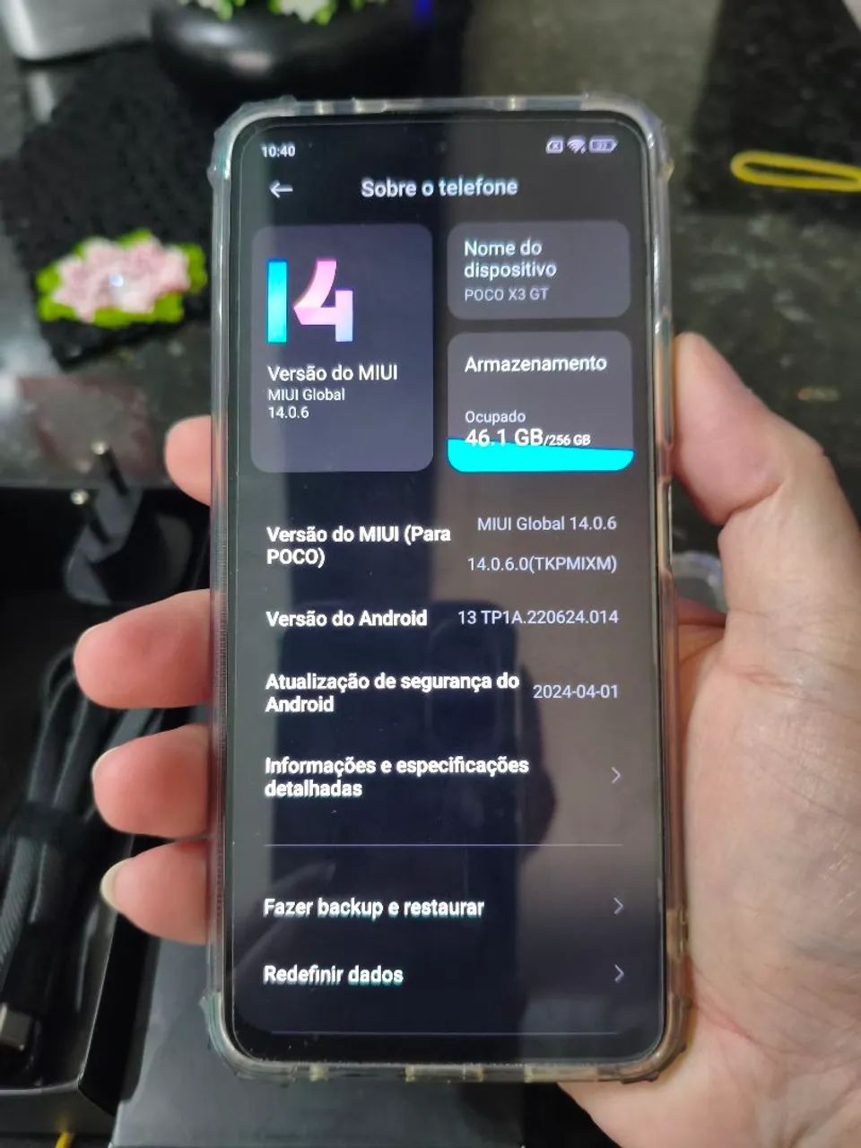 Poco x3 GT /Baixei para ir embora  - Foto 4