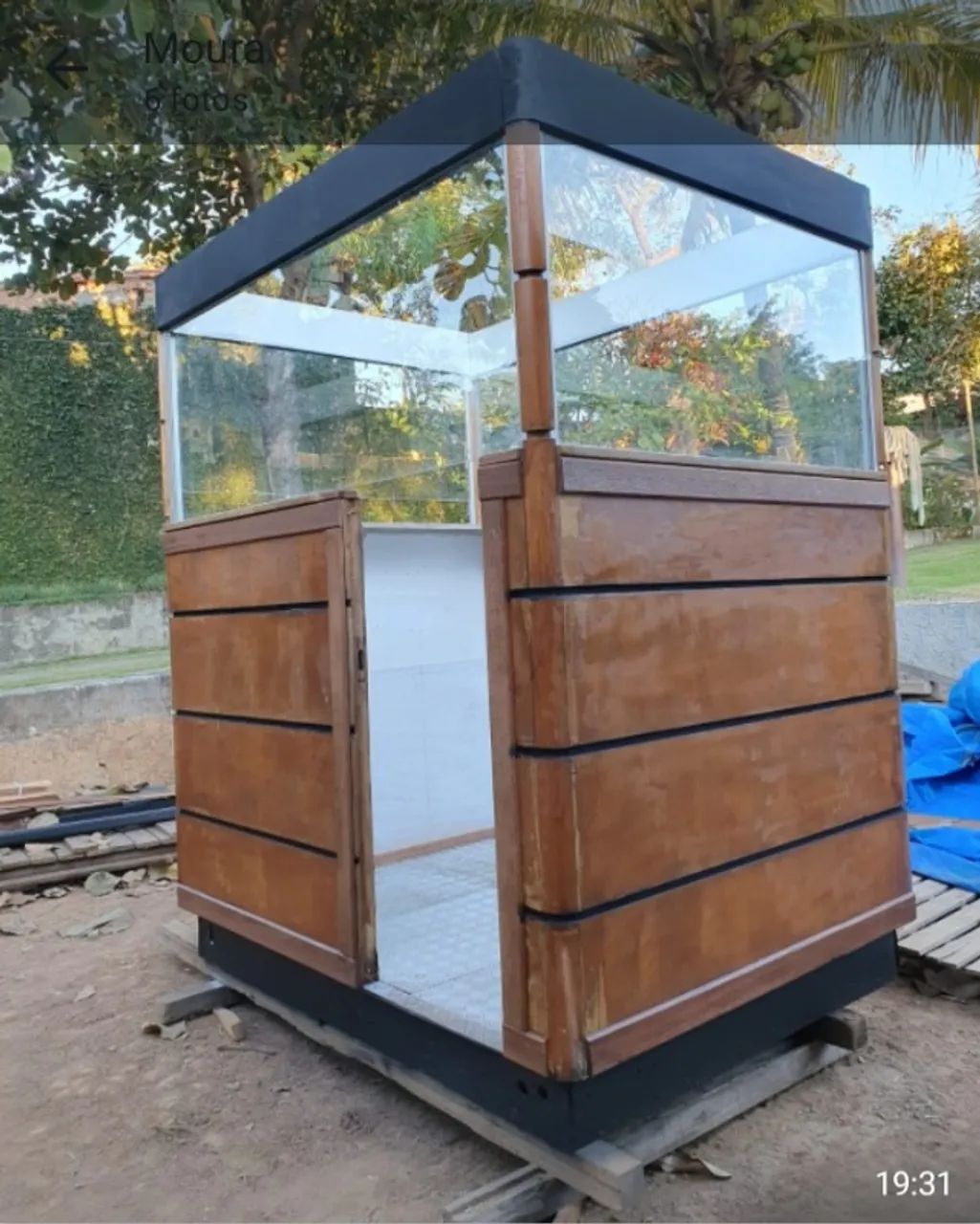 Quiosque  Trailer de metal e madeira para shopping ou comercio - Foto 2