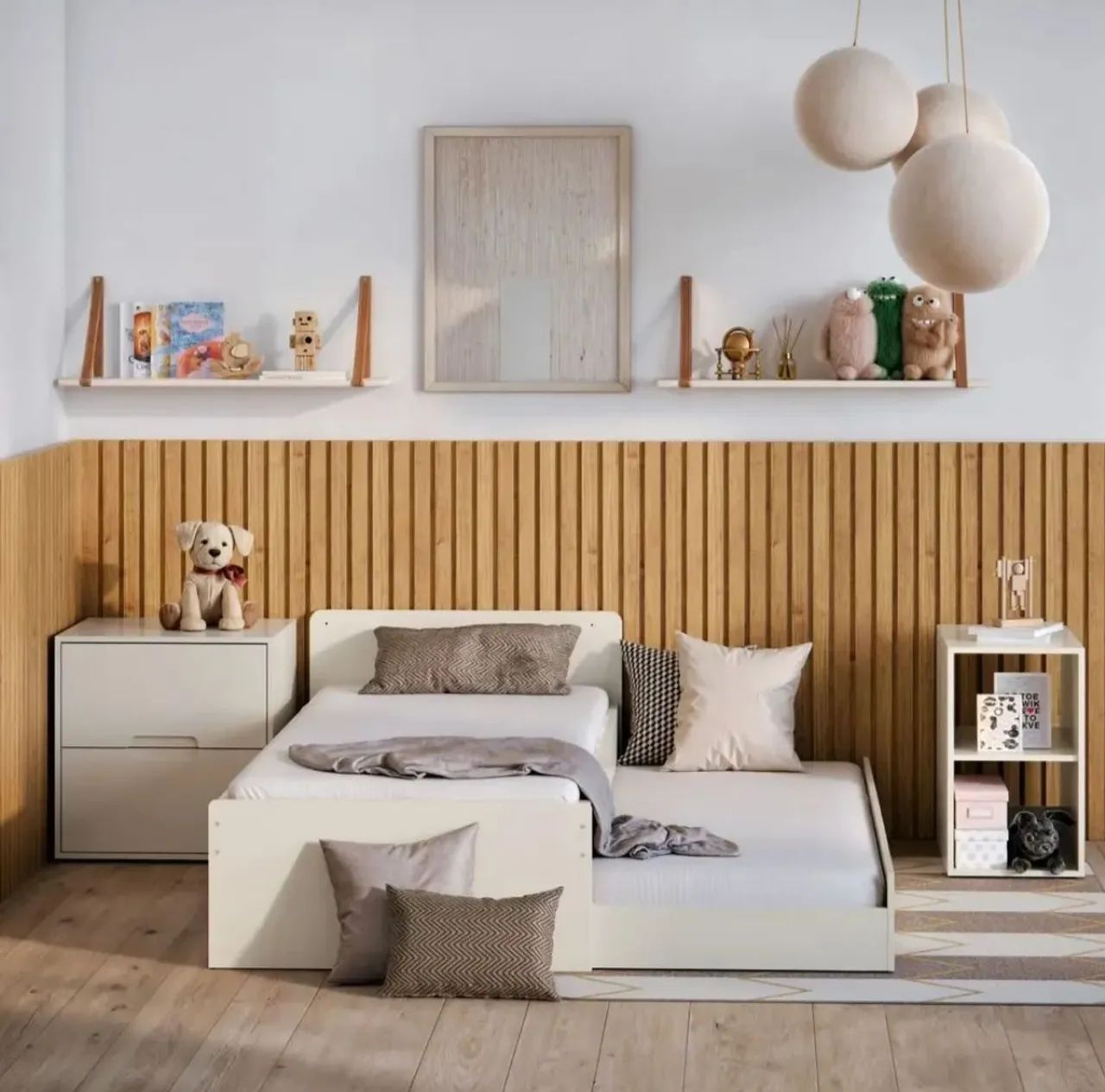 Berço Americano com cômoda e cama auxiliar  - Foto 2