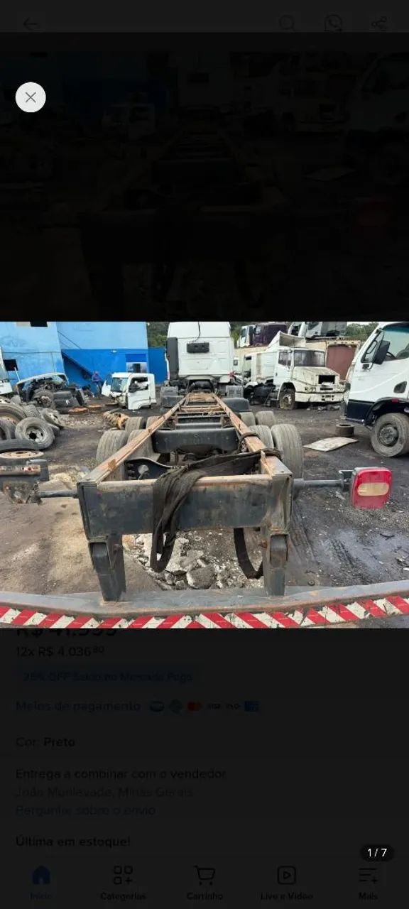 Chassi Ford cargo 2422