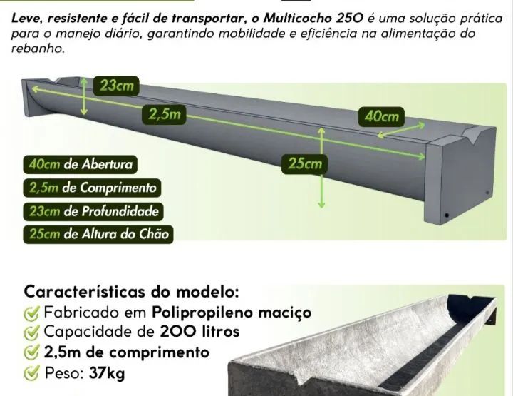 Cochos para ração/ sal ou proteinado - Foto 3