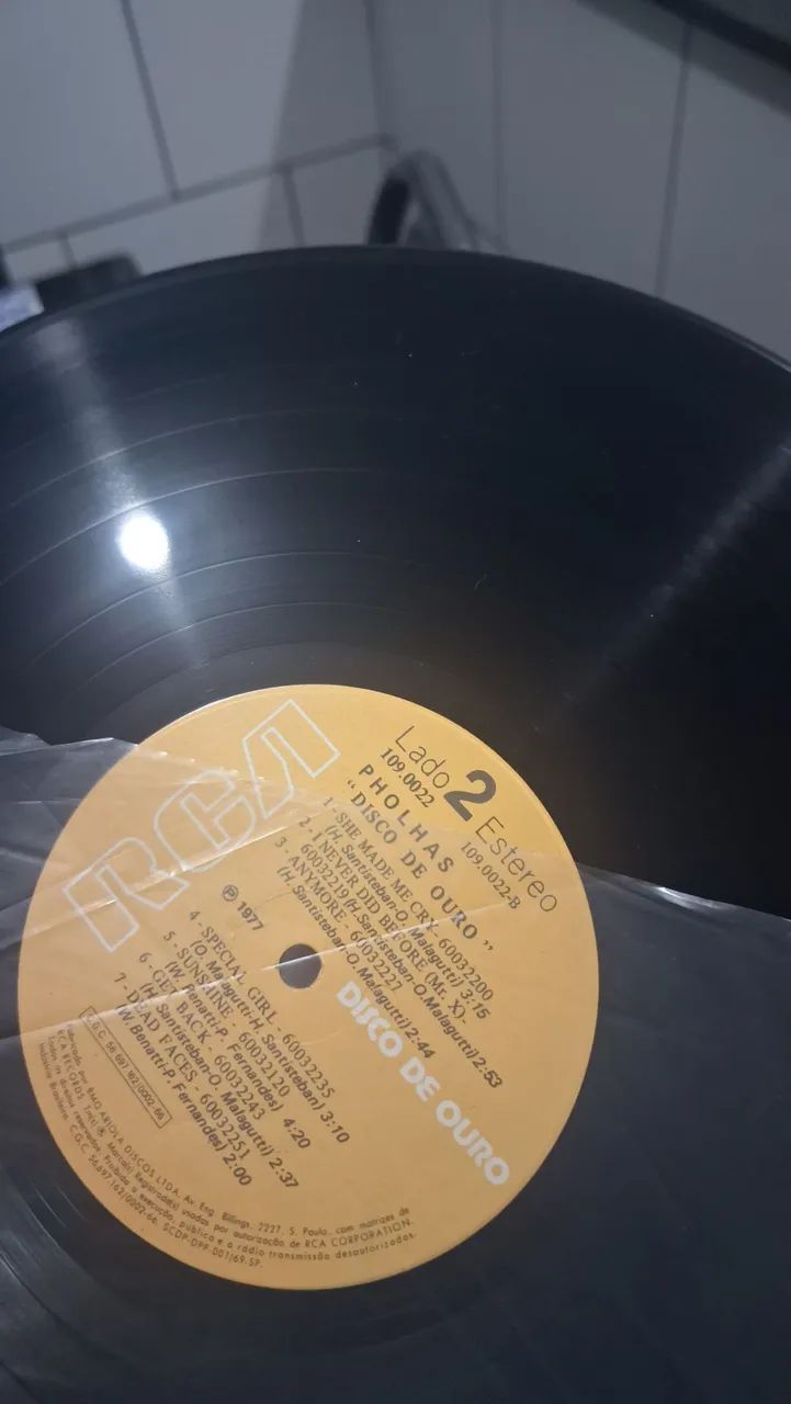 Pholhas Album Disco de Ouro em Vinil - Foto 3