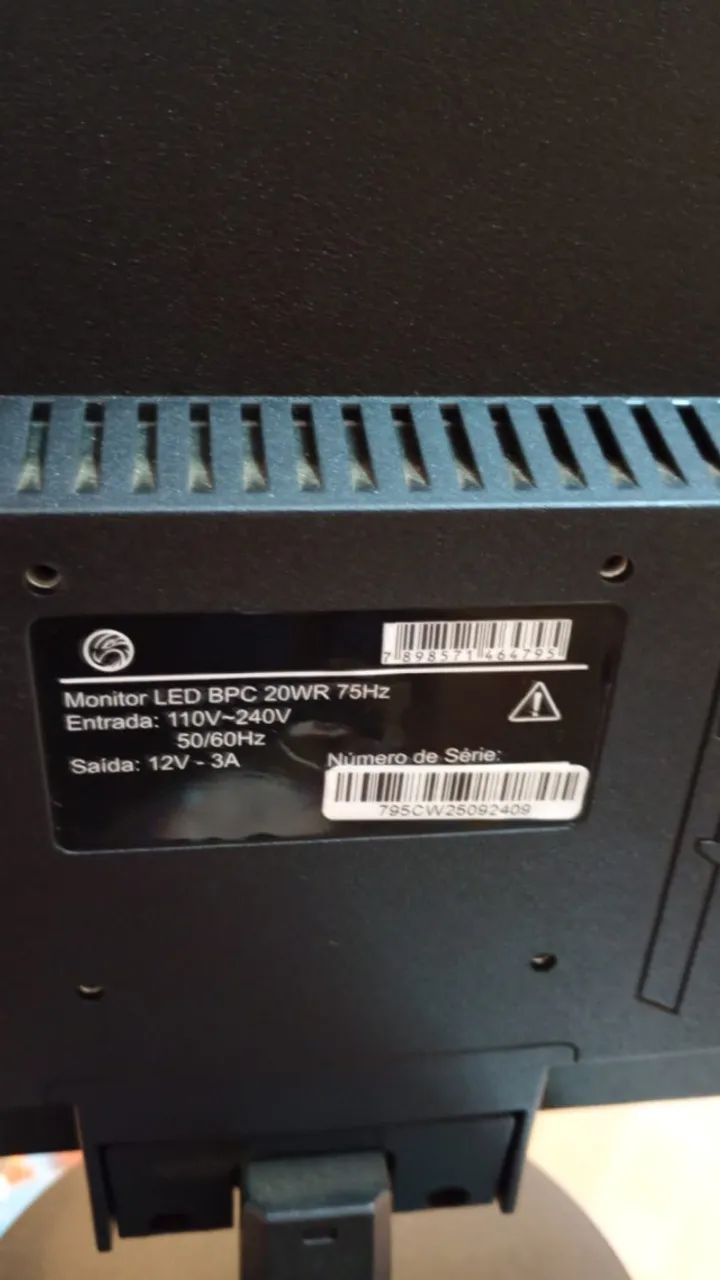 MONITOR NOVO HDMI BRASIL PC 75HZ - Foto 2