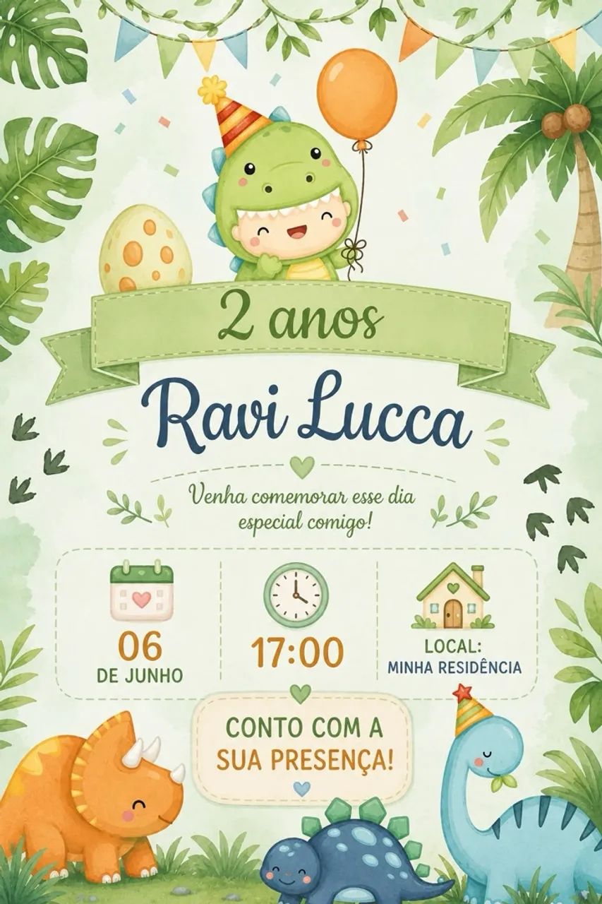 Faço convites digitais 