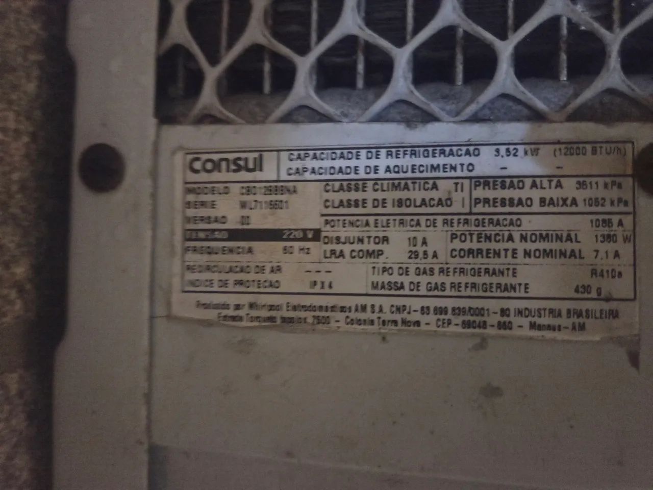 Ar condicionado Consul Split 12.000 btu's - Foto 4