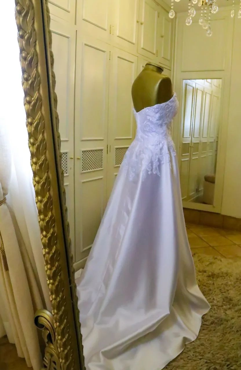 VESTIDO DE NOIVA ELEGANTE - Foto 3