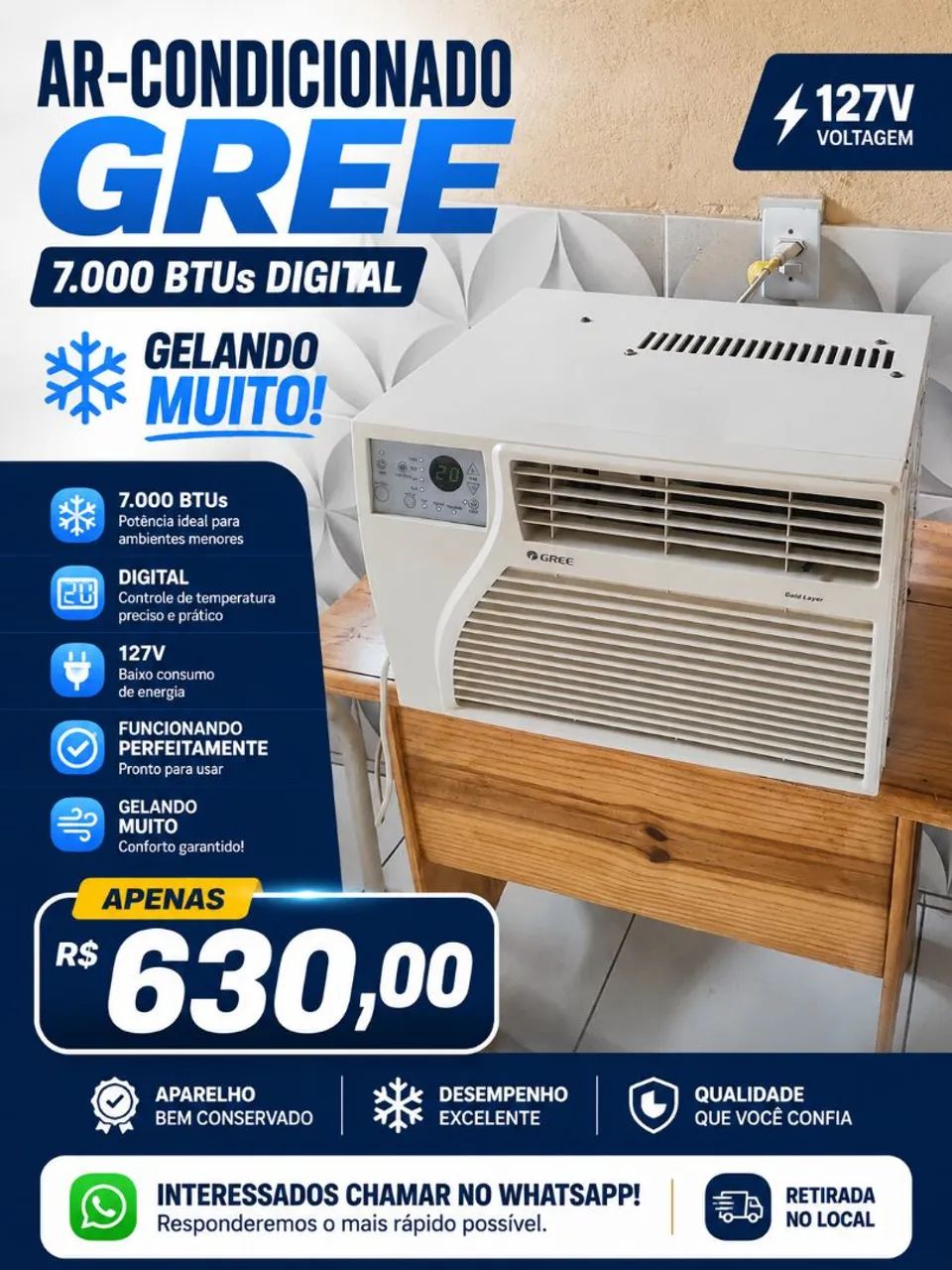 Ar condicionado de janela 