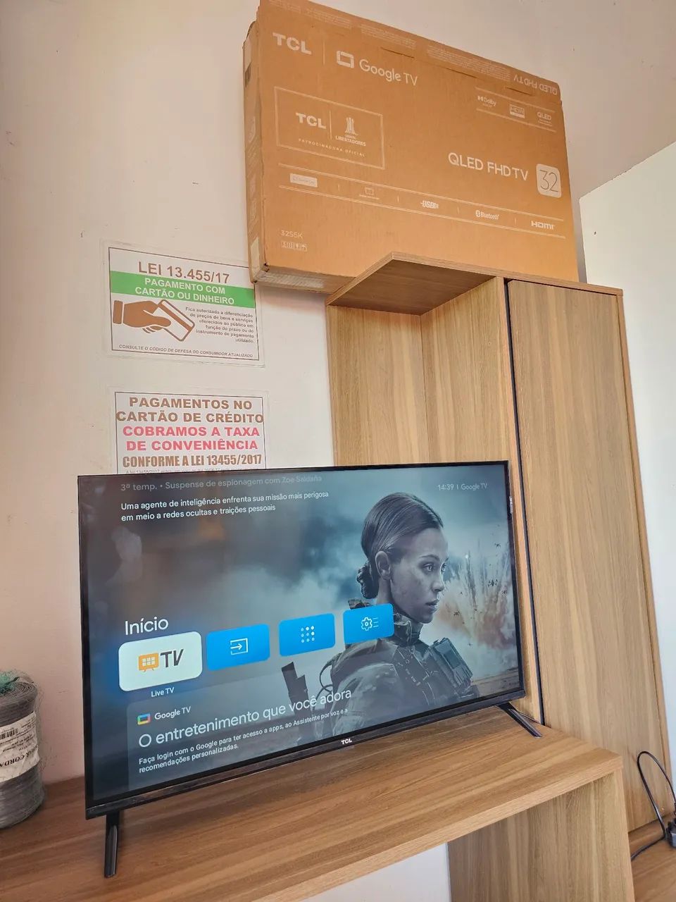 TV smart 32 polegadas conservada funcionando perfeitamente  - Foto 3