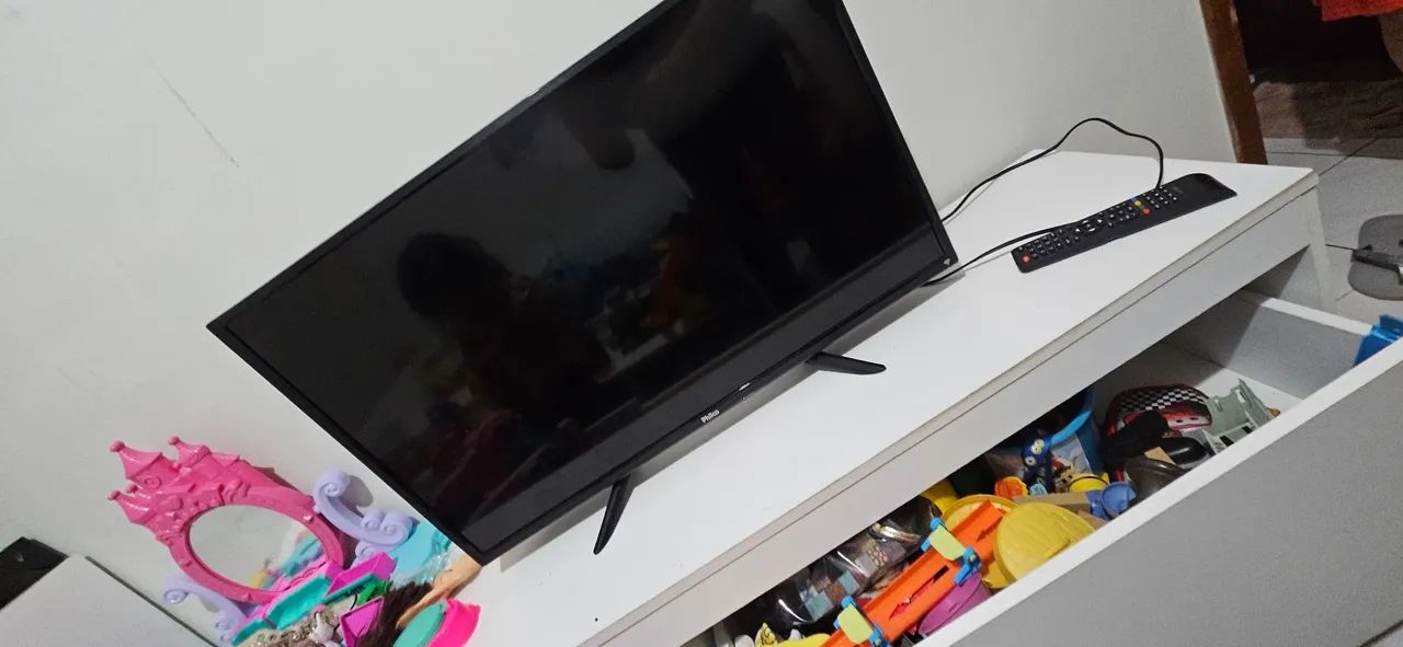 Smart tv antiga 32 - Foto 4