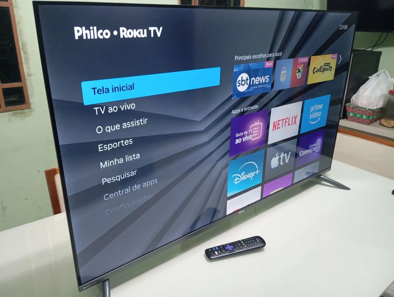 TV PHILCO 50 POLEGADAS SMART WIFI 4K SISTEMA DE VOZ BORDA INFINITA HDR 10 ( NOVINHA ) - Foto 5
