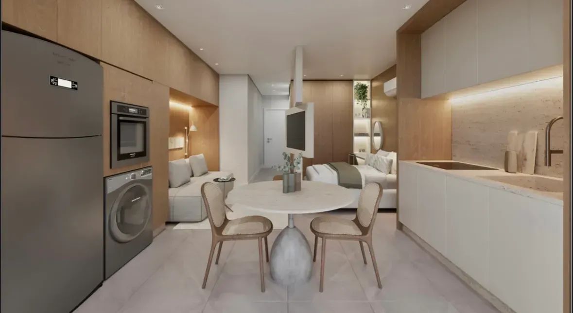 Apartamento para venda com 33 metros quadrados com 1 quarto em Vila Nova - Imbituba - Sant - Foto 3