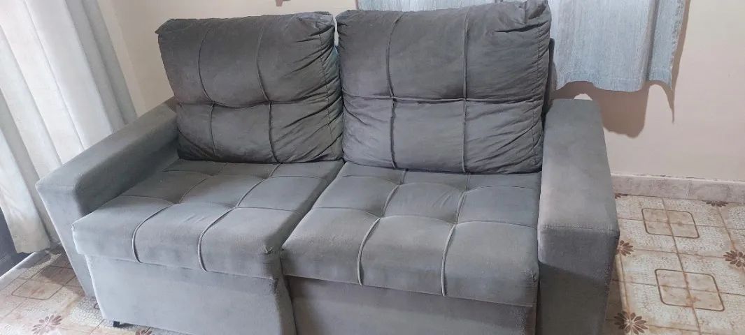 Vende-se sofá retrátil de dois lugares - Foto 2