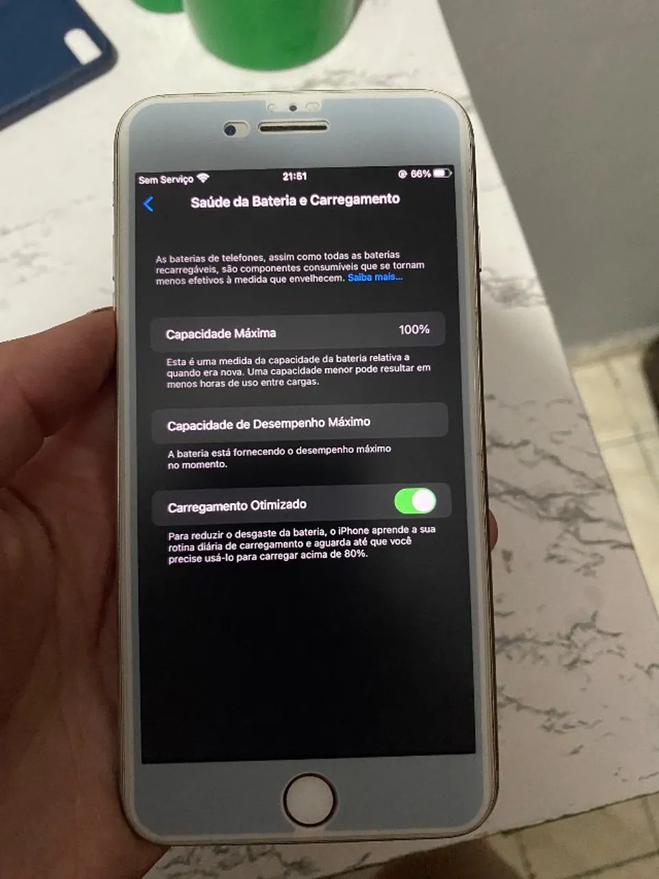 iPhone 8 Plus 64 GB Branco - Foto 4