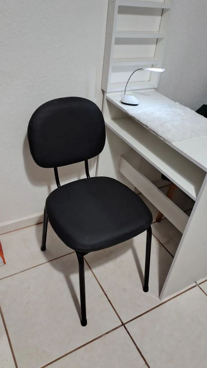 Reinforced iron chair with soft seat!