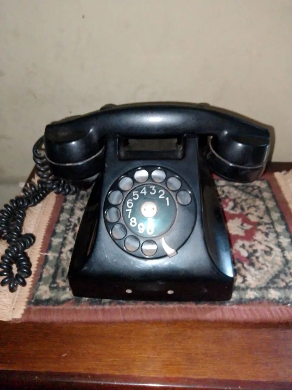 Telefone antigo de disco marca ericsson