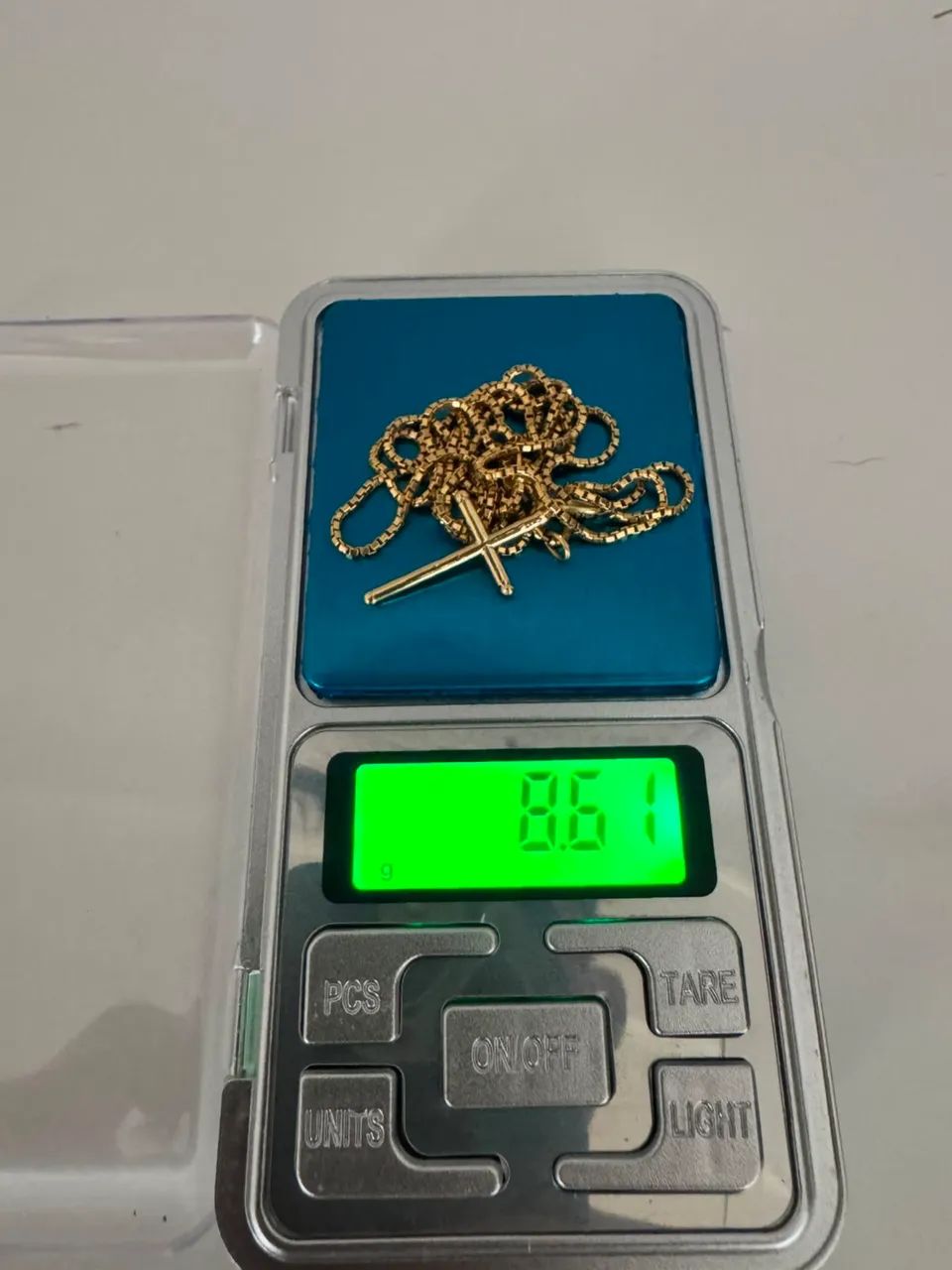 Linda corrente de ouro 8,6 G maciça  - Foto 2
