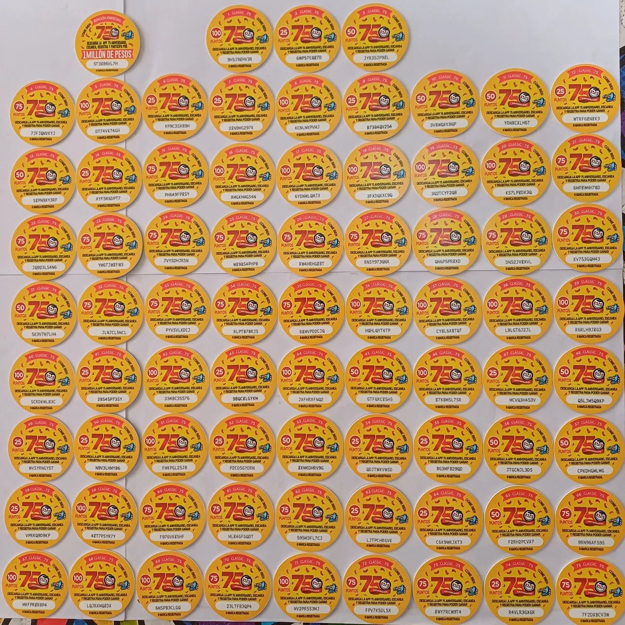 Coleção completa tazos Sabritas 75 anos - Foto 2