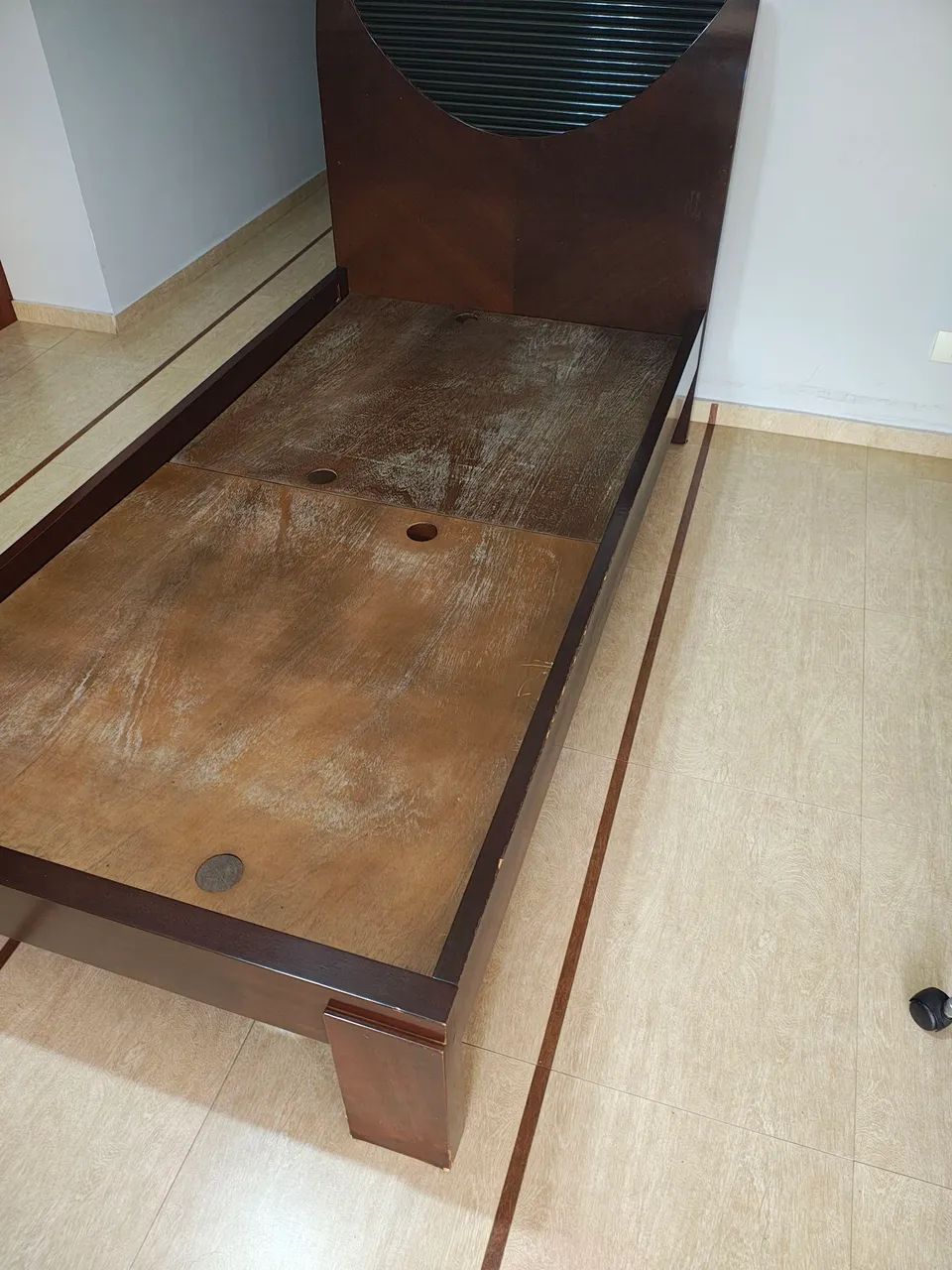 Cama Solteiro com colchão Ortobom linda - Foto 4