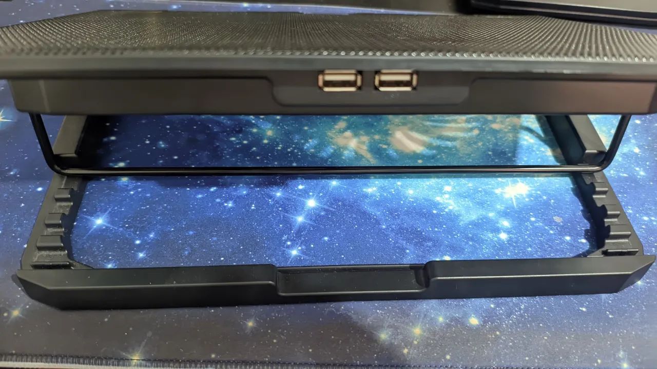 Suporte notebook cooler + 2 USB C3tech - Foto 3