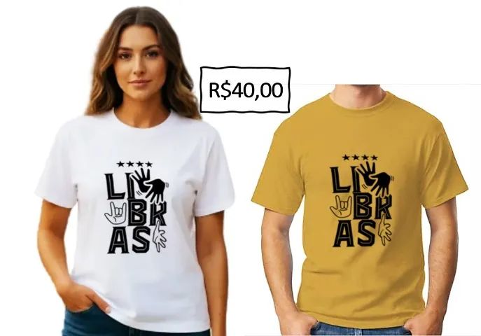 Camisas LIBRAS - Foto 2