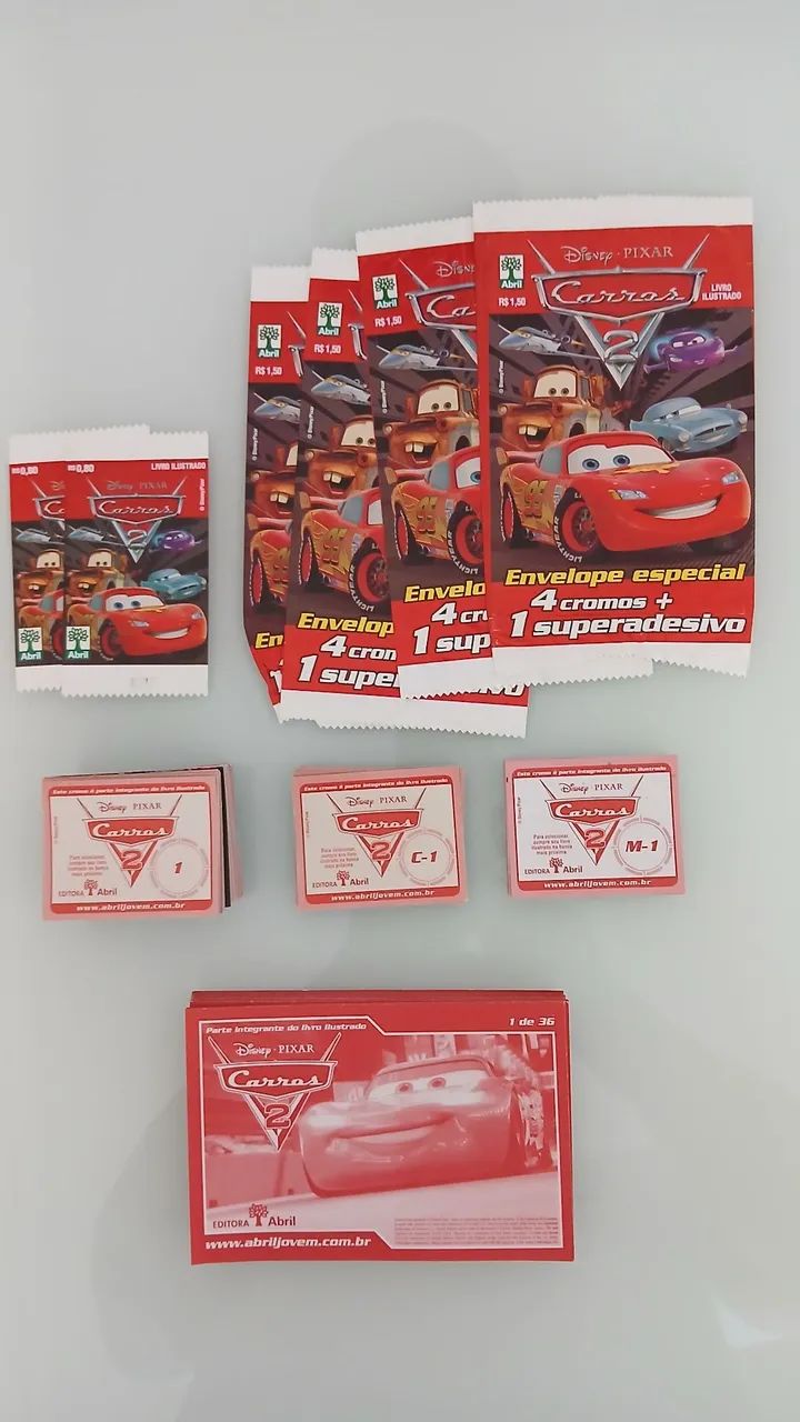 Álbum de Figurinhas - Carros 2 da Disney Pixar - Foto 5