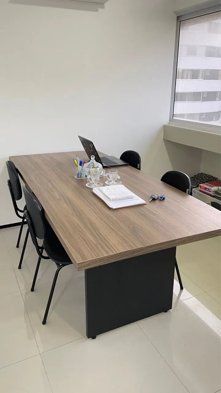 Mesa de reunião 1 metro 